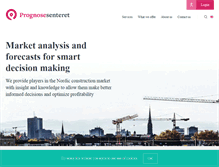 Tablet Screenshot of prognosesenteret.com